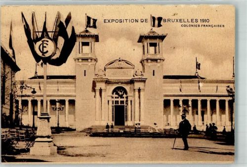 Brüssel 1910 Ausstellung Colonies Francaises 1910