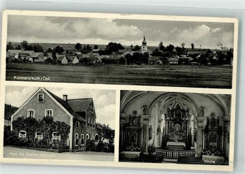 Konnersreuth Kirche innen Haus Therese Neumann