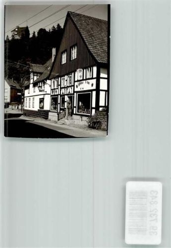 31606 W3079 Schwalenberg FOTO KEINE AK Bildhauertruhe mit Burg Schwalenberg Foto Original aus Archiv eines Ansichtskartenverlags Ort handschriftlich