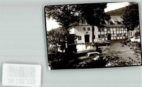 Glashütte Hotel zur Herlingsburg Foto Original aus Archiv eines Ansichtskartenverlags Ort handschriftlich