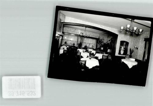 Winterberg Hotel Hessenhof Gastraum Vase Pflanzen Ort handschriftlich Foto Original aus Archiv eines Ansichtskartenverlags