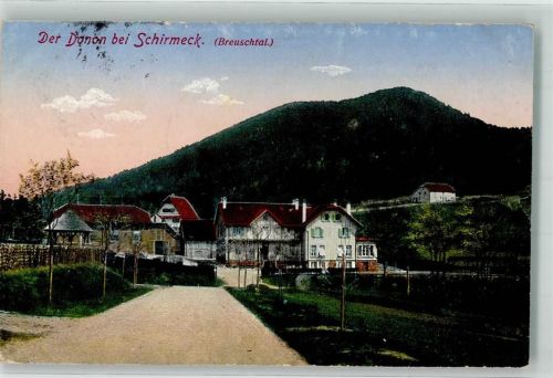 Schirmeck 1916 Feldpost WK I Pionierzug der 2.LPK XIV. A.K. Nr. 125