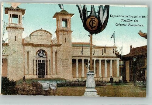 Brüssel 1910 Ausstellung Pavillon Frankreich