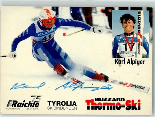 Karl Alpiger auf Blizzard Thermo Ski Weldcupsaison