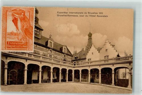 Brüssel 1910 Ausstellung 1910 Hotel Ravenstein