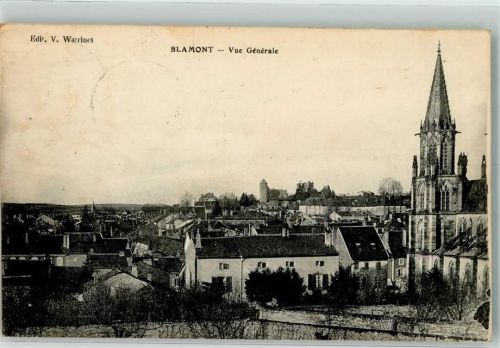 Blamont 1914 Kirche