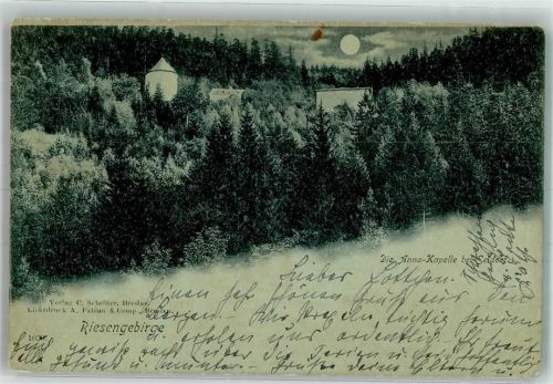 Seidorf Sosnowka 1898 Mondschein Kirche Anna-Kapelle