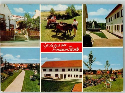 Holzhausen 1977 Pension Stork am Wiehngebirge