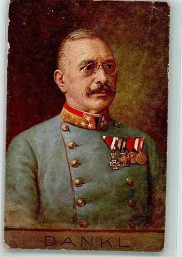 Generaloberst der Österreich-Ungarischen Armee Viktor Dankl in Uniform mit Orden KuK-Feldpost WK I Neumark