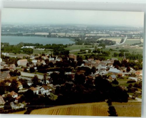 Bornhöved Fliegeraufnahme Ort handschriftlich Foto Original aus Archiv eines Ansichtskartenverlags