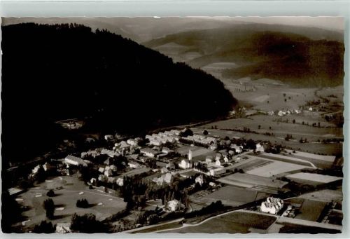 Gutach Gasthaus zum Bahnhof Fliegeraufnahme