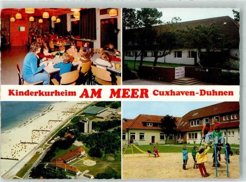 Duhnen Fliegeraufnahme Kinderkurheim am Meer