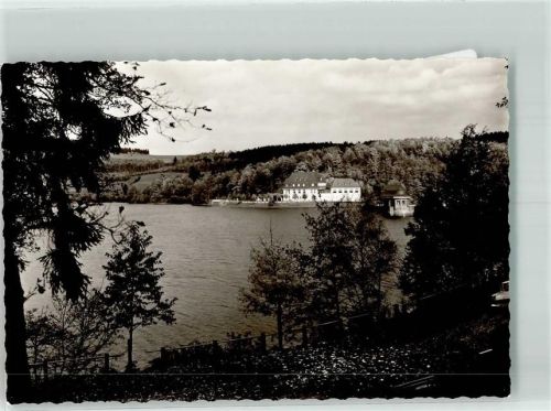 Attendorn Listertalsperre Foto Original aus Archiv eines Ansichtskartenverlags Ort handschriftlich