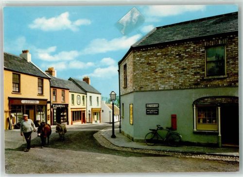 Galway Bunratty Straße Esel Fahrrad Handlung