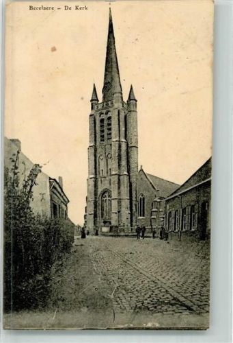 Ypres 1915 Kirche Becelaere Feldpost WK I 54.Res.Div.