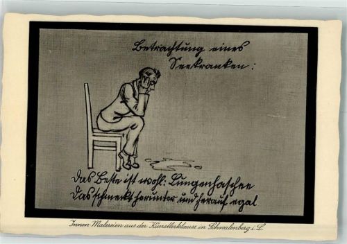 Schieder-Schwalenberg Innenmalerei Gasthaus Künstlerklause