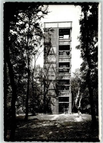 Wellingholzhausen Aussichtsturm Ort handschriftlich Foto Original aus Archiv eines Ansichtskartenverlags