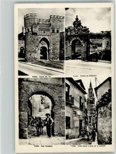 Toledo Puerto del sol Kirche Esel Tracht