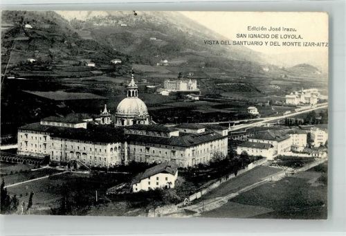 Santuario de Loyola San Ignacio de Loyola, Vista del Santuario y del Monte Izar-Aitz