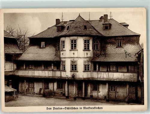 Markneukirchen Paulus-Schlösschen Heimatschutzpostkarte Dresden