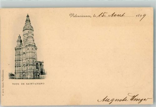 Valenciennes 1899 Kirche