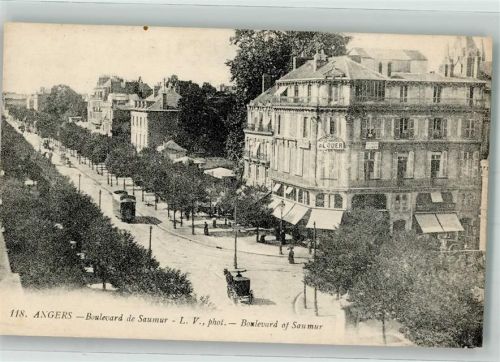Angers Straßenbahn Boulevard de Saumur