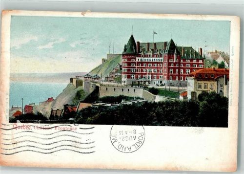 Quebec 1906 Schloss Chateau Frontenac