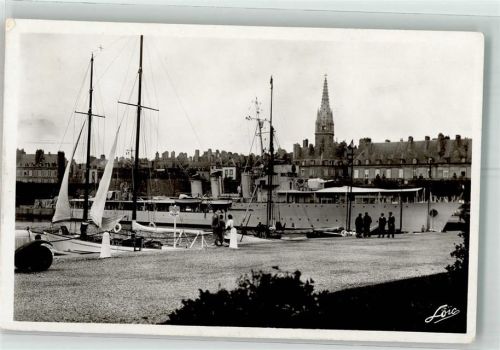 Saint-Malo 1927 Hafen Yacht