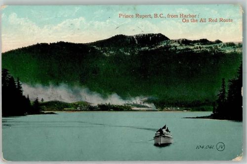Victoria 1910 Prince Rupert Ort lt. Stempel