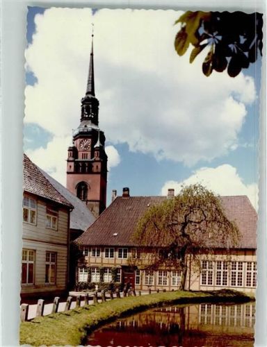 Itzehoe Kirche Klosterhof Ort handschriftlich Foto Original aus Archiv eines Ansichtskartenverlags
