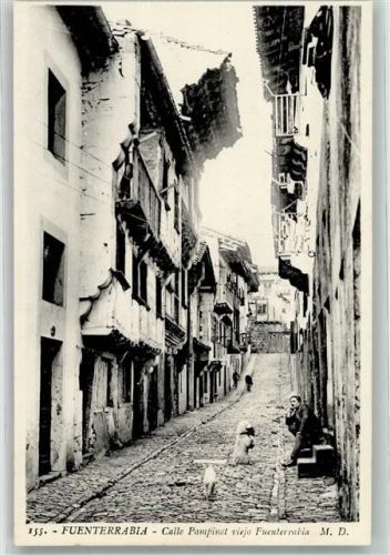 Fuenterrabia Gasse Calle Paminet