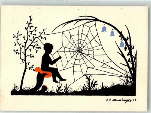 Kind sign. Muntwyler H.A. Schattenbilder