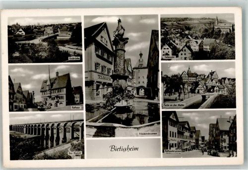 Bietigheim Enzbrücke Rathaus Viadukt Fräuleinsbrunnen