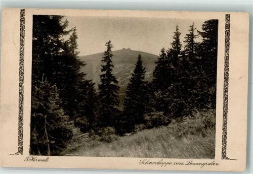 Schneekoppe 1932 sign. Herwalt, T.