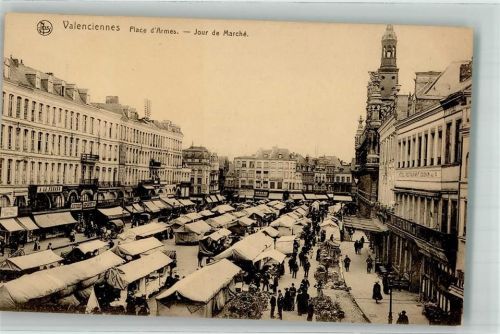 Valenciennes Marktszene Place d´Armes