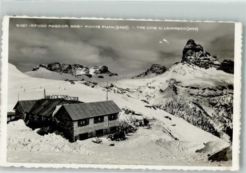 Misurina 1937 Angelo-Bosi-Hütte Winter
