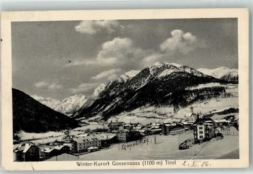 Gossensaß 1912 Winter