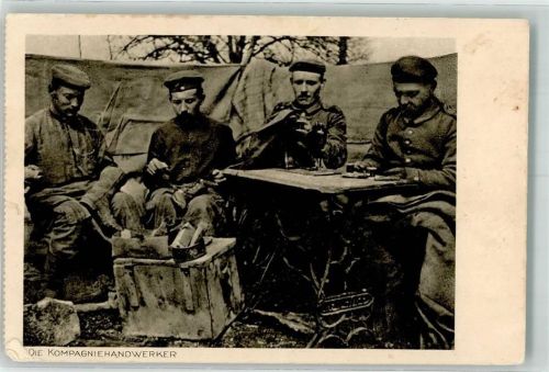 Kompagniehandwerker Uniform K.D. Feldpoststation Nr 91 Überwachungsstelle Metz S.B. K. W. L. J. R. 123 3. Komp.