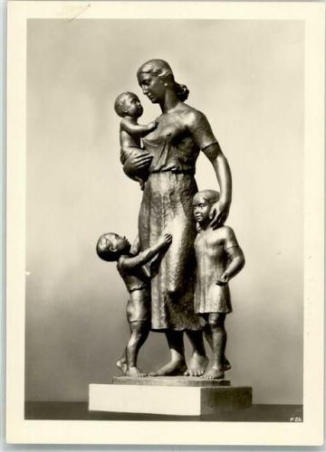 sign. Brumme, Alfred Skulptur Die deutsche Mutter Fotograf Stöckel