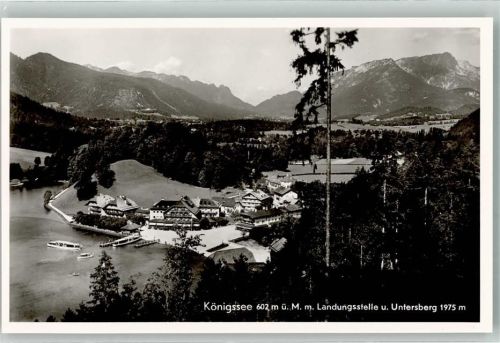 Königssee Landungsstelle u. Untersberg