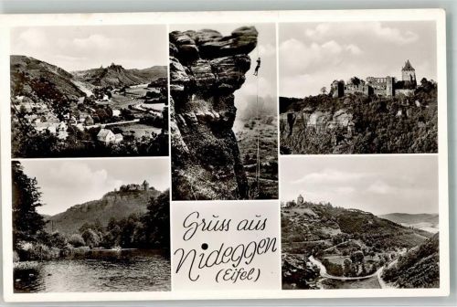 Nideggen Burg Nideggen Bergsteiger Rur Robert Cornely Verlag 2483