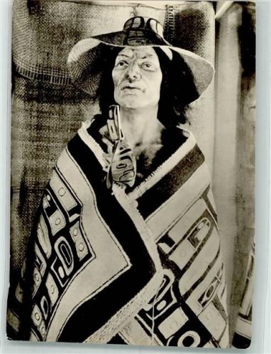 Radebeul 1974 Indianer Museum Tlingit Häuptling Indianer