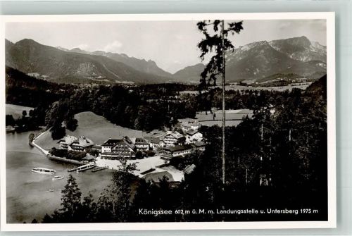 Königssee Landungsstelle u. Untersberg