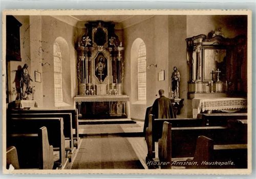 Obernhof 1920 Kloster Arnstein Hauskapelle Mönch