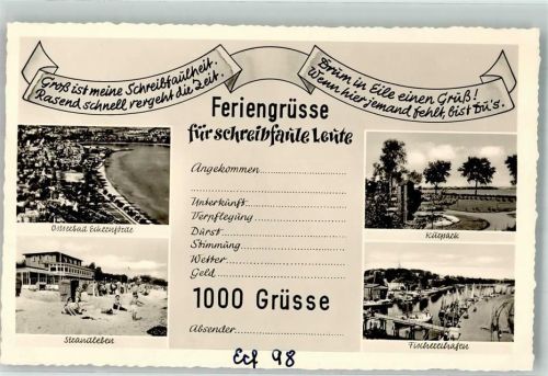 Eckernförde Fischereihafen Kurpark