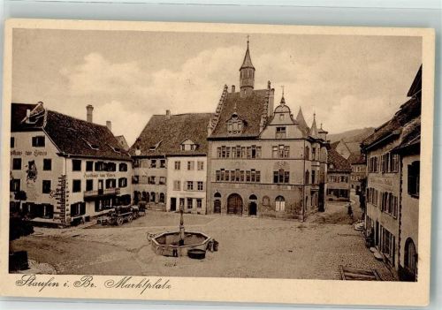 Staufen Marktplatz Gasthaus um Löwen