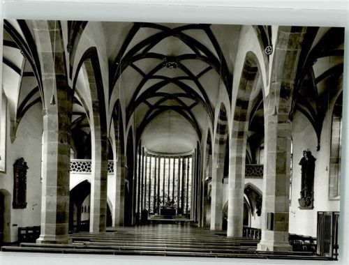Buchen Inneres der Stadtkirche St. Oswald