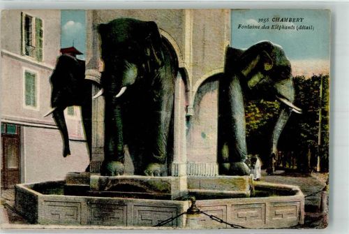 Chambery Fontaine Elefant