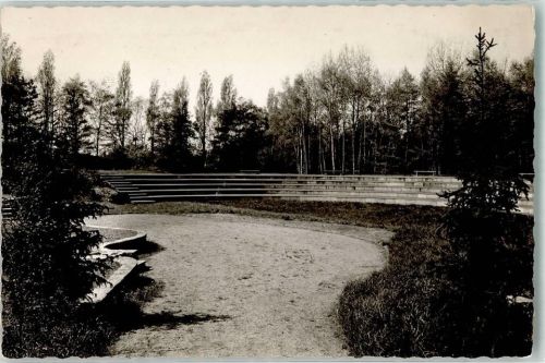 Werne Freilichtbühne im Stadtpark Foto Original aus Archiv eines Ansichtskartenverlags