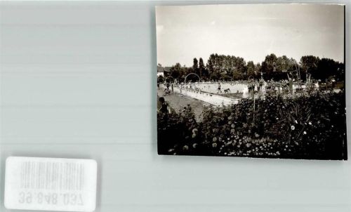 Mühlacker Schwimmbad Ort handschriftlich Foto Original aus Archiv eines Ansichtskartenverlags
